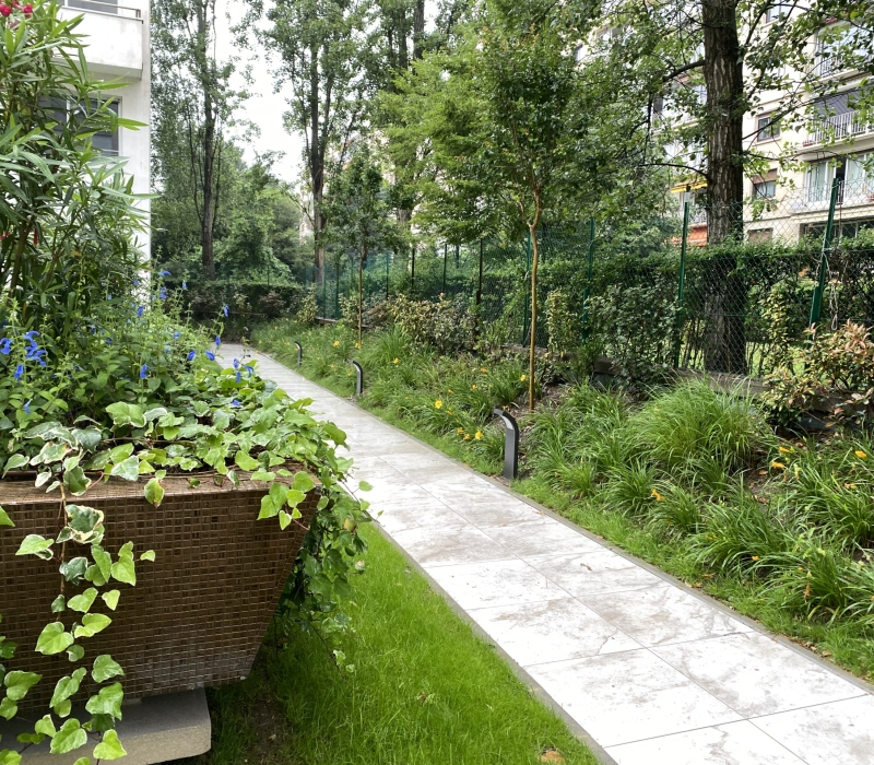 Réfection complète d’un jardin sur dalle dans le cadre de travaux d’étanchéité (92)