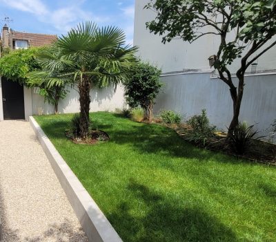 Conception et réalisation des terrasses et jardins d’une maison à Issy-les-Moulineaux (92)