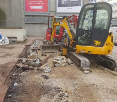 Désimperméabilisation et végétalisation des espaces extérieurs  d’une résidence à Paris (75)