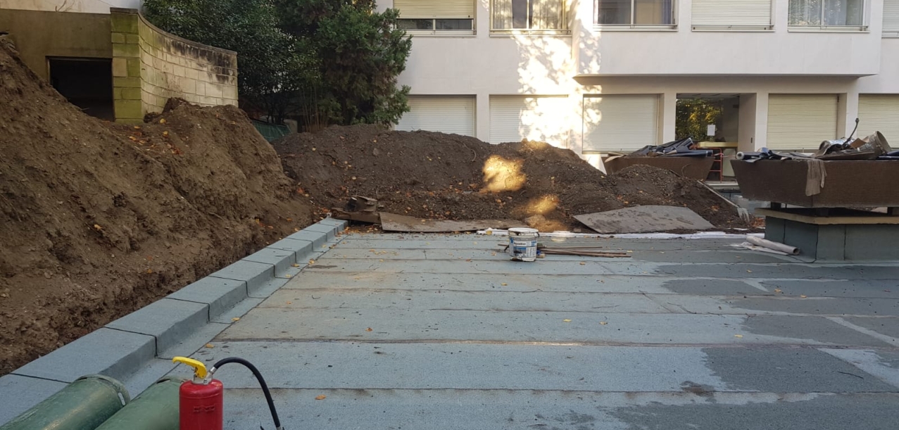 Réfection complète d’un jardin sur dalle dans le cadre de travaux d’étanchéité (92) (4)