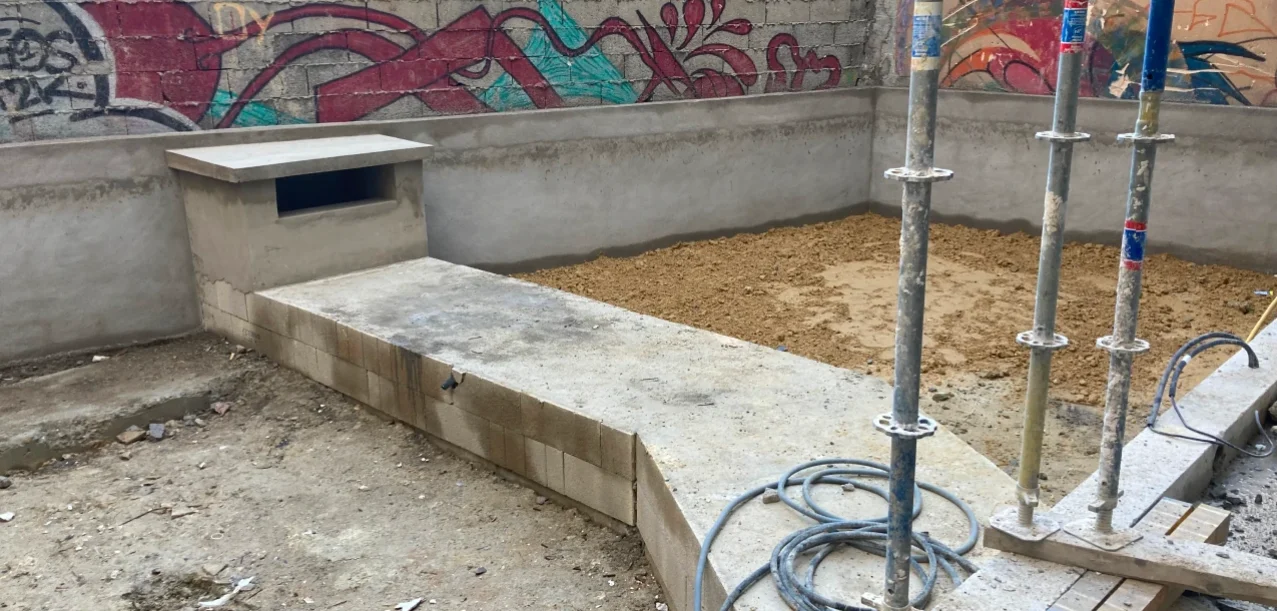 Aménagement d’un jardin difficile d’accès en arrière-cour, pour un programme immobilier neuf (75) (2)