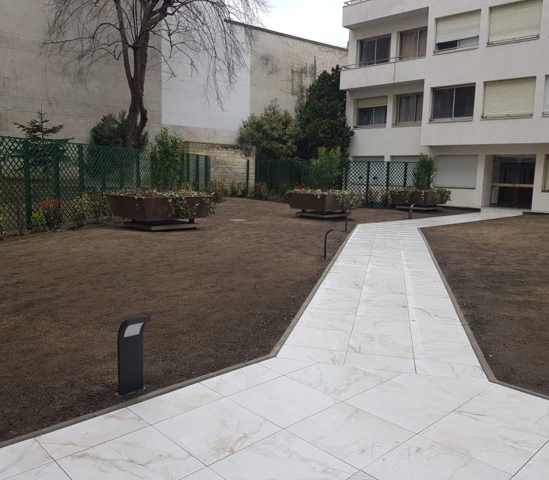 Réfection complète d’un jardin sur dalle dans le cadre de travaux d’étanchéité (92) (5)
