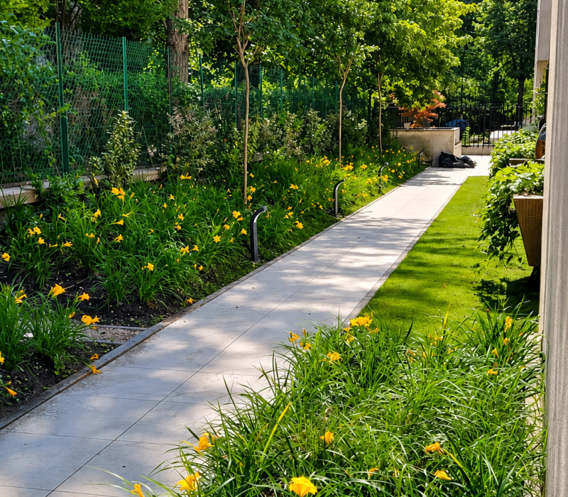 Réfection complète d’un jardin sur dalle dans le cadre de travaux d’étanchéité (92) (3)