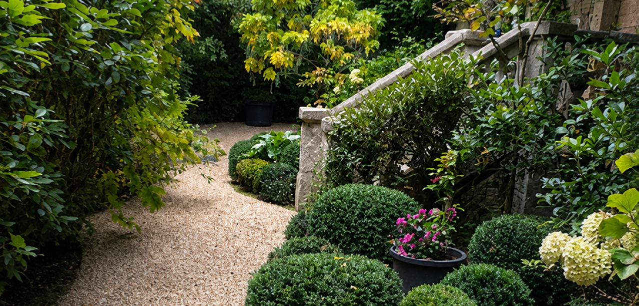 Entretien et aménagement du jardin d’une villa à Garches (92) (5)